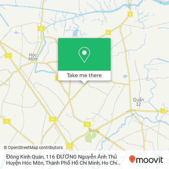 Đông Kinh Quán, 116 ĐƯỜNG Nguyễn Ảnh Thủ Huyện Hóc Môn, Thành Phố Hồ Chí Minh map