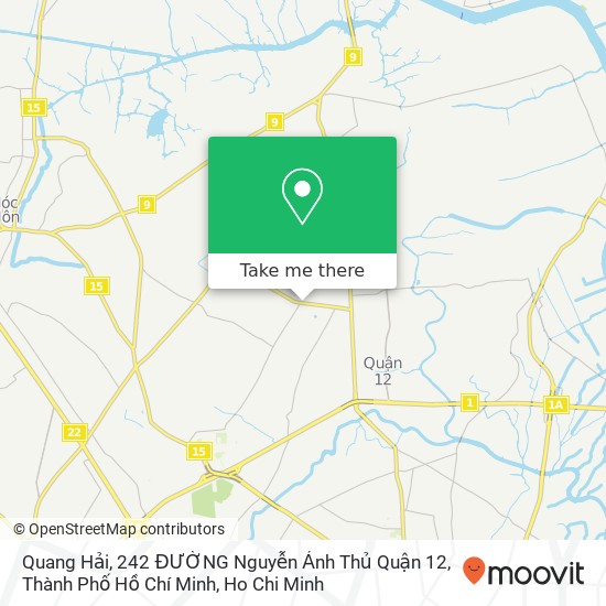 Quang Hải, 242 ĐƯỜNG Nguyễn Ảnh Thủ Quận 12, Thành Phố Hồ Chí Minh map