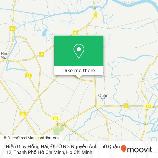 Hiệu Giày Hồng Hải, ĐƯỜNG Nguyễn Ảnh Thủ Quận 12, Thành Phố Hồ Chí Minh map