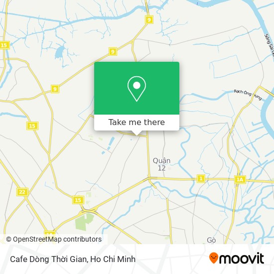 Cafe Dòng Thời Gian map