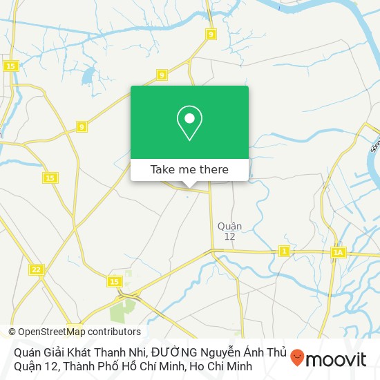 Quán Giải Khát Thanh Nhi, ĐƯỜNG Nguyễn Ảnh Thủ Quận 12, Thành Phố Hồ Chí Minh map