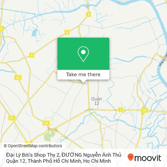 Đại Lý Biti's Shop Thy 2, ĐƯỜNG Nguyễn Ảnh Thủ Quận 12, Thành Phố Hồ Chí Minh map