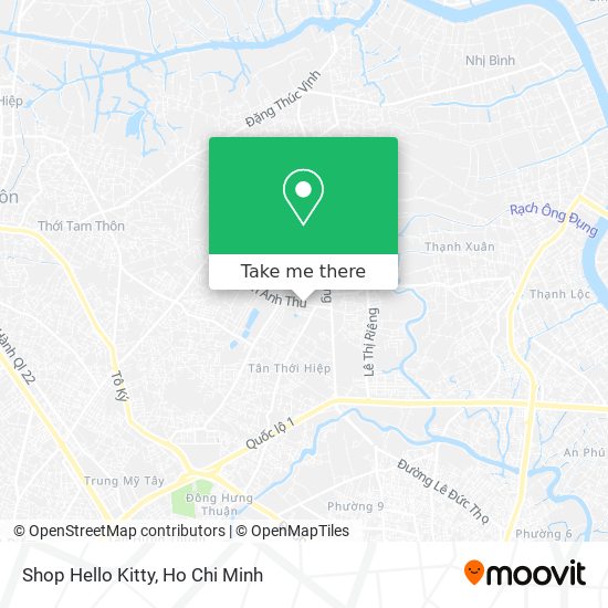 Shop Hello Kitty map