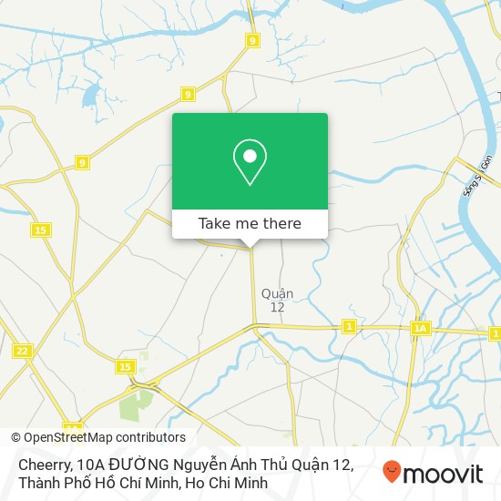 Cheerry, 10A ĐƯỜNG Nguyễn Ảnh Thủ Quận 12, Thành Phố Hồ Chí Minh map