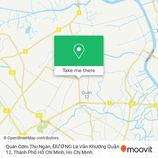 Quán Cơm Thu Ngân, ĐƯỜNG Lê Văn Khương Quận 12, Thành Phố Hồ Chí Minh map