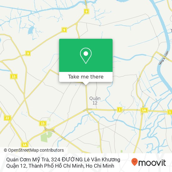 Quán Cơm Mỹ Trà, 324 ĐƯỜNG Lê Văn Khương Quận 12, Thành Phố Hồ Chí Minh map