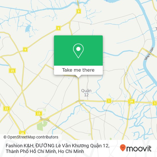 Fashion K&H, ĐƯỜNG Lê Văn Khương Quận 12, Thành Phố Hồ Chí Minh map