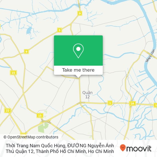 Thời Trang Nam Quốc Hùng, ĐƯỜNG Nguyễn Ảnh Thủ Quận 12, Thành Phố Hồ Chí Minh map