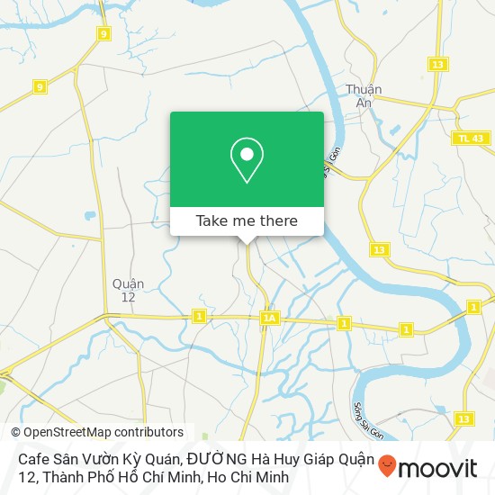 Cafe Sân Vườn Kỳ Quán, ĐƯỜNG Hà Huy Giáp Quận 12, Thành Phố Hồ Chí Minh map