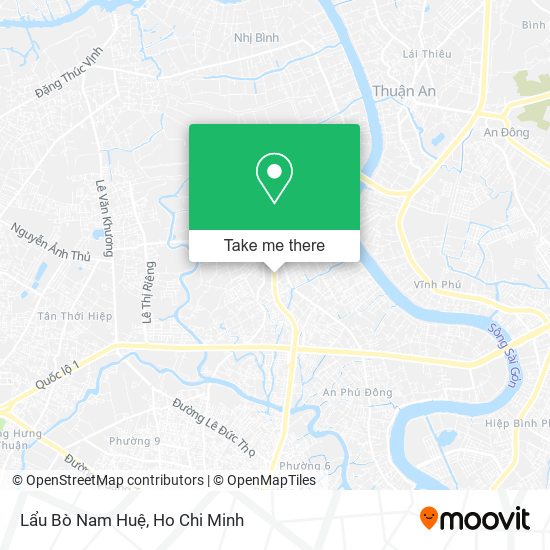 Lẩu Bò Nam Huệ map