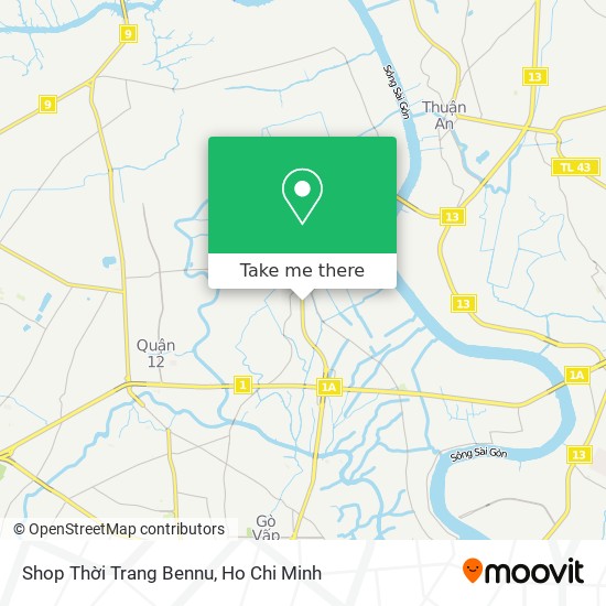 Shop Thời Trang Bennu map
