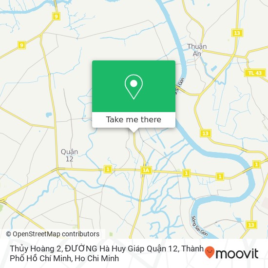 Thủy Hoàng 2, ĐƯỜNG Hà Huy Giáp Quận 12, Thành Phố Hồ Chí Minh map