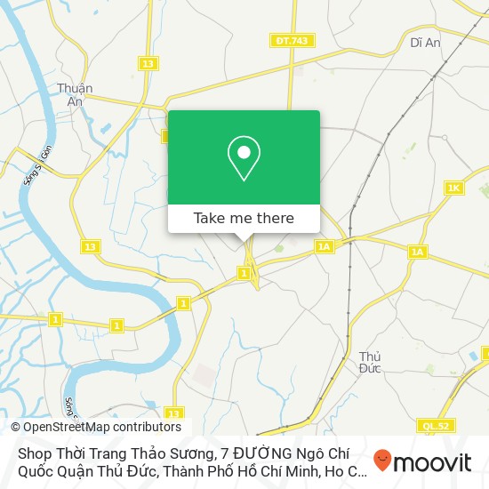Shop Thời Trang Thảo Sương, 7 ĐƯỜNG Ngô Chí Quốc Quận Thủ Đức, Thành Phố Hồ Chí Minh map