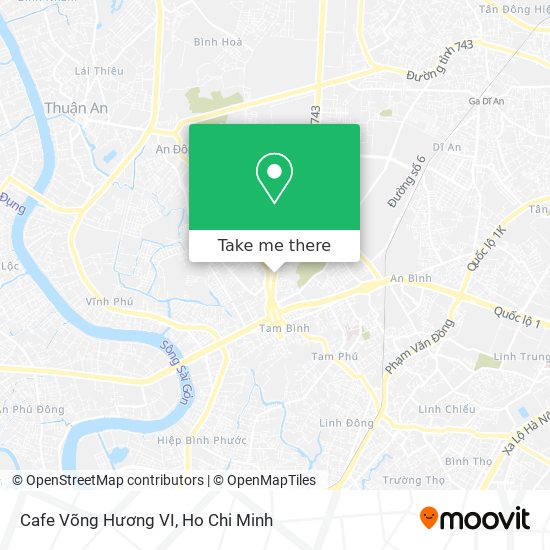 Cafe Võng Hương VI map