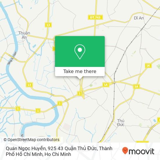Quán Ngọc Huyền, 925 43 Quận Thủ Đức, Thành Phố Hồ Chí Minh map