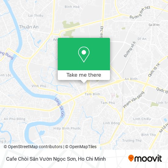 Cafe Chòi Sân Vườn Ngọc Sơn map