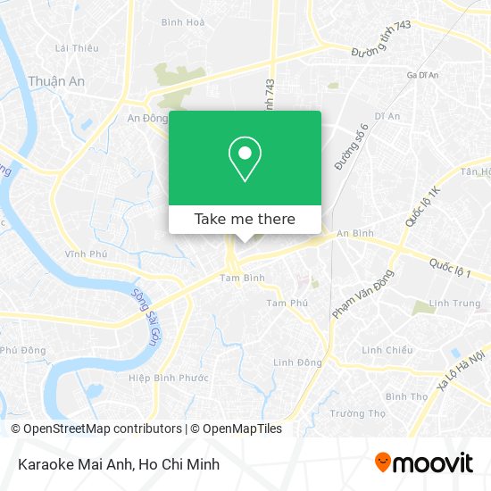 Karaoke Mai Anh map