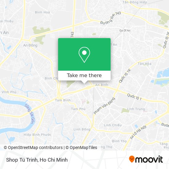 Shop Tú Trinh map
