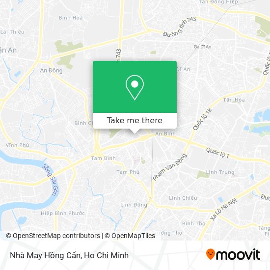 Nhà May Hồng Cẩn map