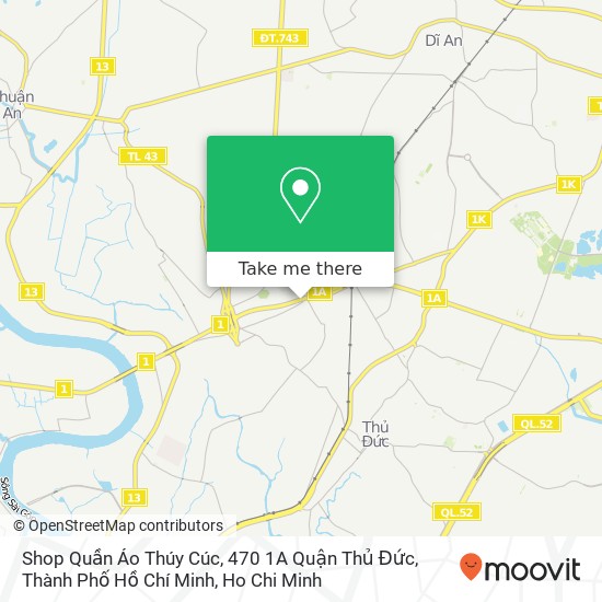 Shop Quần Áo Thúy Cúc, 470 1A Quận Thủ Đức, Thành Phố Hồ Chí Minh map
