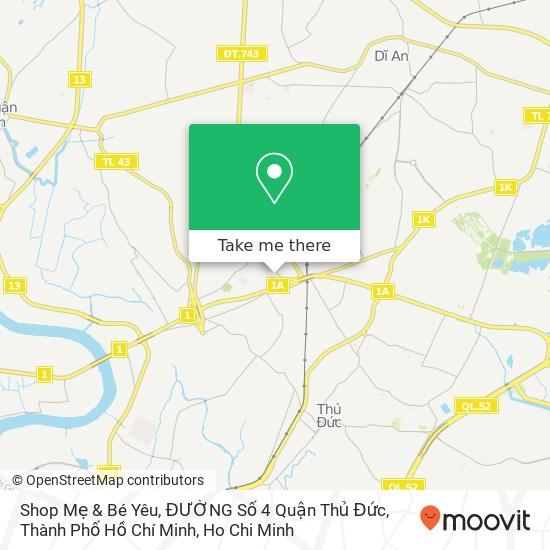 Shop Mẹ & Bé Yêu, ĐƯỜNG Số 4 Quận Thủ Đức, Thành Phố Hồ Chí Minh map