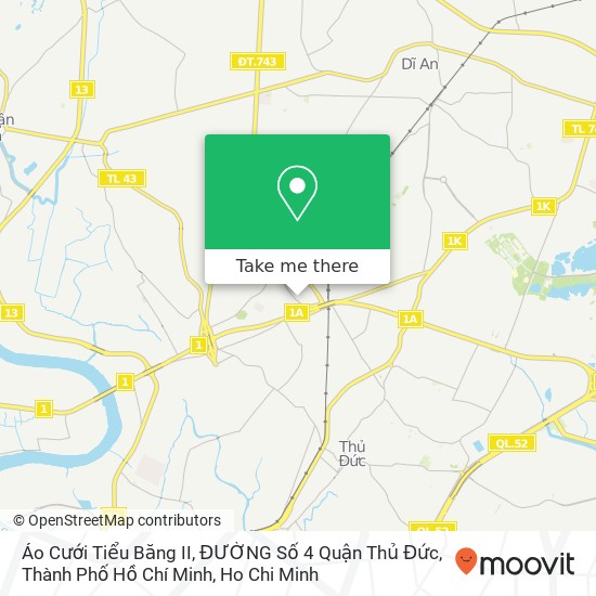 Áo Cưới Tiểu Băng II, ĐƯỜNG Số 4 Quận Thủ Đức, Thành Phố Hồ Chí Minh map