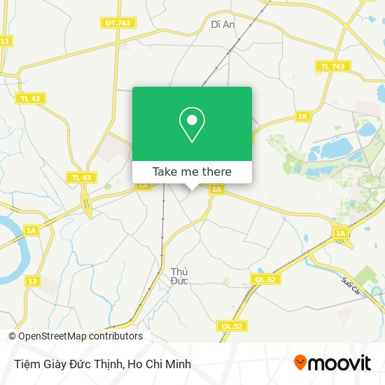 Tiệm Giày Đức Thịnh map