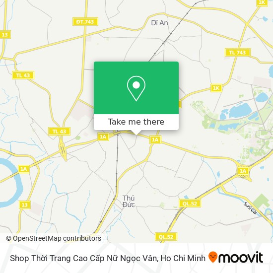 Shop Thời Trang Cao Cấp Nữ Ngọc Vân map