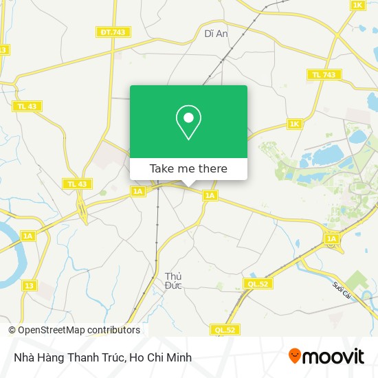 Nhà Hàng Thanh Trúc map