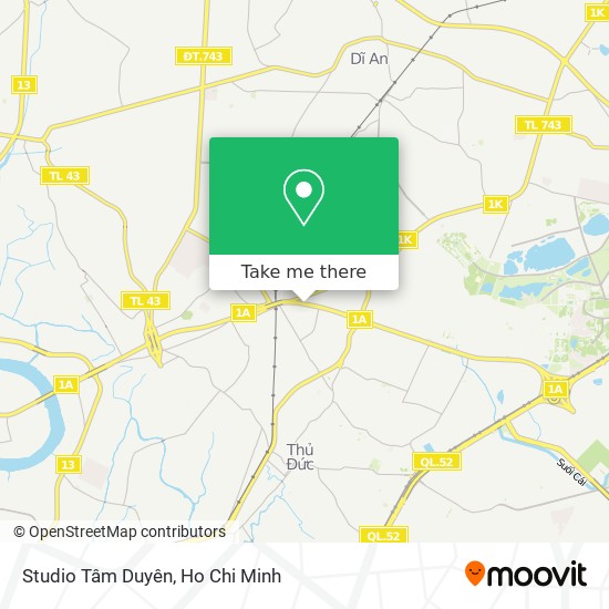 Studio Tâm Duyên map