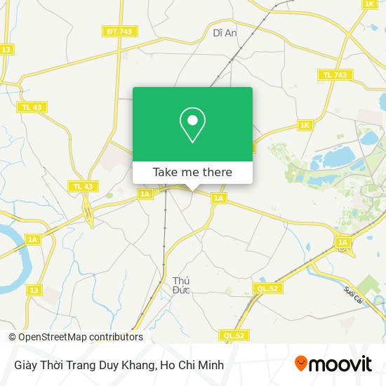 Giày Thời Trang Duy Khang map