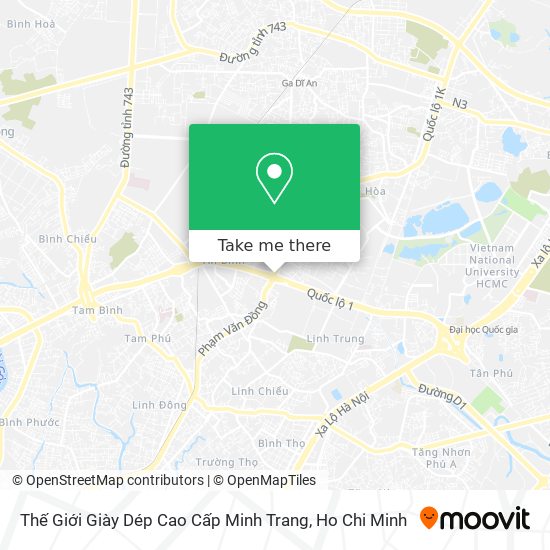 Thế Giới Giày Dép Cao Cấp Minh Trang map