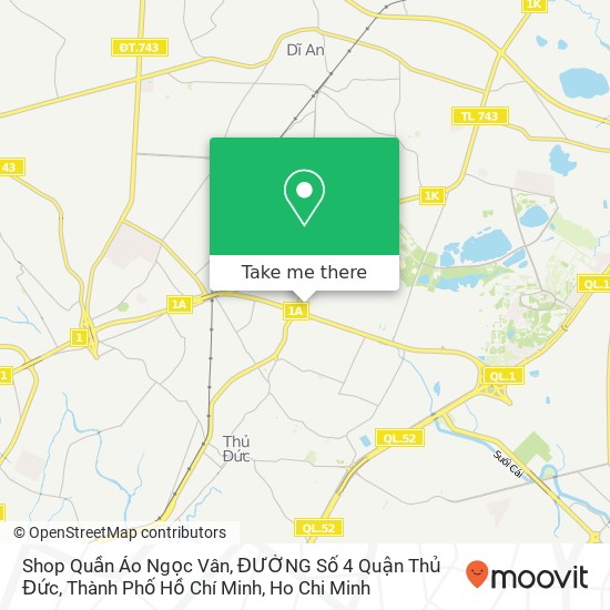 Shop Quần Áo Ngọc Vân, ĐƯỜNG Số 4 Quận Thủ Đức, Thành Phố Hồ Chí Minh map