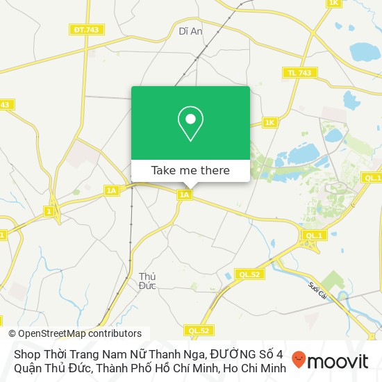 Shop Thời Trang Nam Nữ Thanh Nga, ĐƯỜNG Số 4 Quận Thủ Đức, Thành Phố Hồ Chí Minh map