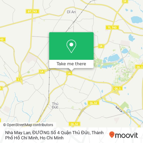 Nhà May Lan, ĐƯỜNG Số 4 Quận Thủ Đức, Thành Phố Hồ Chí Minh map