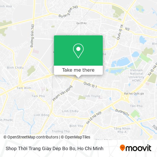 Shop Thời Trang Giày Dép Bo Bo map