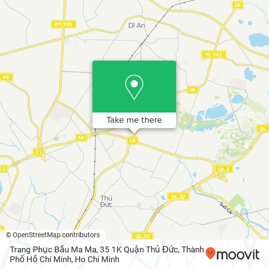 Trang Phục Bầu Ma Ma, 35 1K Quận Thủ Đức, Thành Phố Hồ Chí Minh map