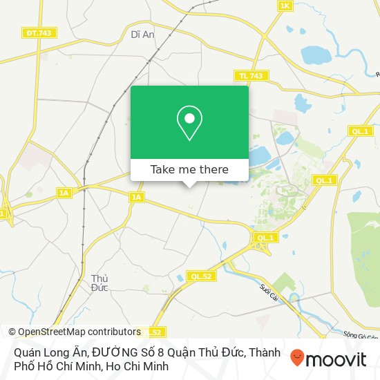 Quán Long Ẩn, ĐƯỜNG Số 8 Quận Thủ Đức, Thành Phố Hồ Chí Minh map