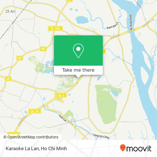 Karaoke La Lan map