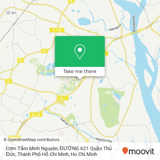 Cơm Tấm Minh Nguyên, ĐƯỜNG 621 Quận Thủ Đức, Thành Phố Hồ Chí Minh map