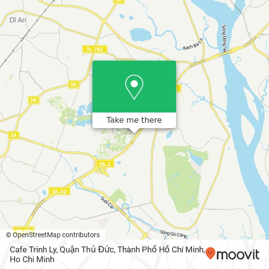 Cafe Trinh Ly, Quận Thủ Đức, Thành Phố Hồ Chí Minh map