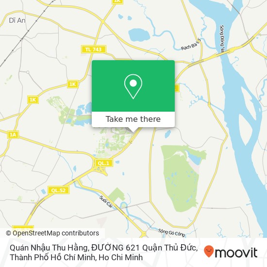 Quán Nhậu Thu Hằng, ĐƯỜNG 621 Quận Thủ Đức, Thành Phố Hồ Chí Minh map