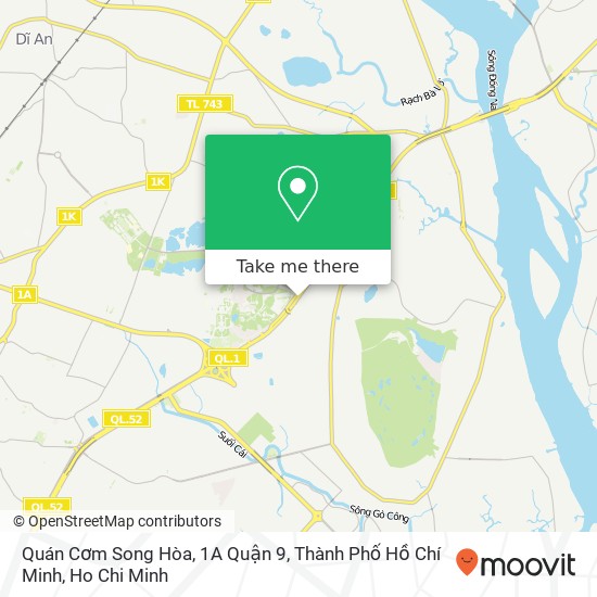 Quán Cơm Song Hòa, 1A Quận 9, Thành Phố Hồ Chí Minh map