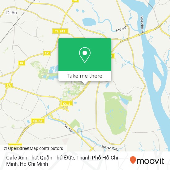 Cafe Anh Thư, Quận Thủ Đức, Thành Phố Hồ Chí Minh map