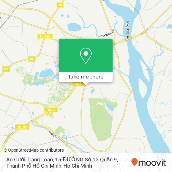 Áo Cưới Trang Loan, 15 ĐƯỜNG Số 13 Quận 9, Thành Phố Hồ Chí Minh map