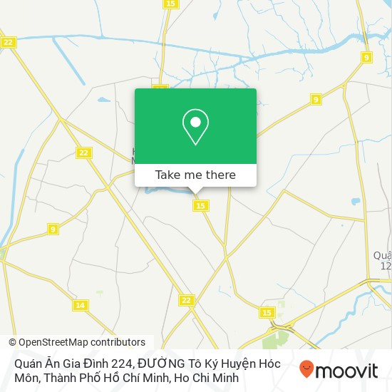 Quán Ăn Gia Đình 224, ĐƯỜNG Tô Ký Huyện Hóc Môn, Thành Phố Hồ Chí Minh map