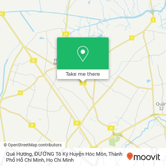 Quê Hương, ĐƯỜNG Tô Ký Huyện Hóc Môn, Thành Phố Hồ Chí Minh map