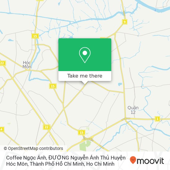 Coffee Ngọc Ánh, ĐƯỜNG Nguyễn Ảnh Thủ Huyện Hóc Môn, Thành Phố Hồ Chí Minh map