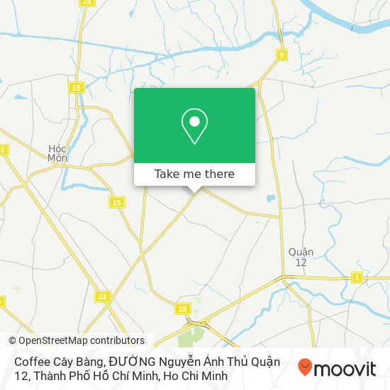 Coffee Cây Bàng, ĐƯỜNG Nguyễn Ảnh Thủ Quận 12, Thành Phố Hồ Chí Minh map