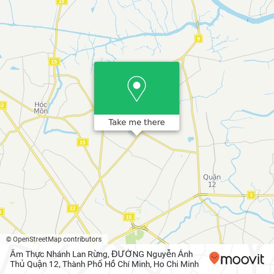 Ẩm Thực Nhánh Lan Rừng, ĐƯỜNG Nguyễn Ảnh Thủ Quận 12, Thành Phố Hồ Chí Minh map
